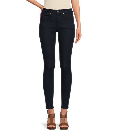 michael kors black leather jeans|michael kors denim shorts.